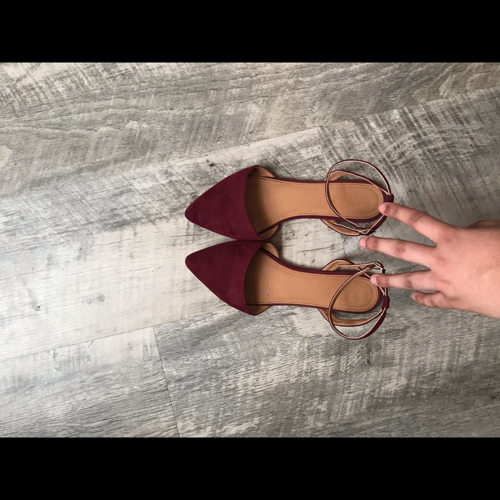 Charlotte Russe Pointed-Toe Sandals.